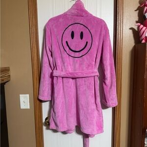 😜🩷🎀Victoria secret vs pink smiley face robe